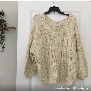 Crème sweater